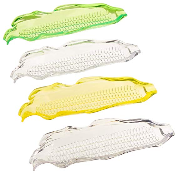 Kitchen Collection (Set of 4) Clear Corn Dishes