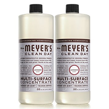 MRS MEYERS Multi-surface Concentrate, Lavender, 32 Fluid Ounce (Pack of 2)