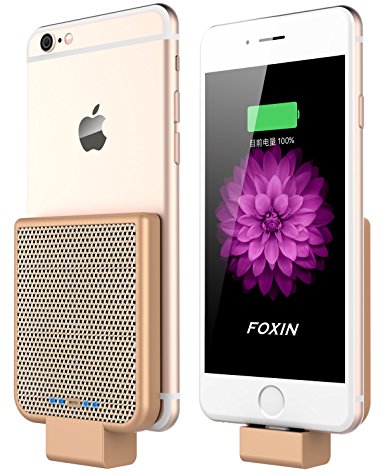 iPhone 7 Battery Case, Foxin 2200 mAh Universal Extended Battery Case Rechargeable Power Bank Charging Case for iPhone 5 / 5s / se/ 6 / 6s /6 plus / 7 / 7 Plus