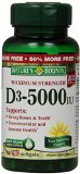 Natures Bounty Maximum Strength D3 5000IU 150 Softgels