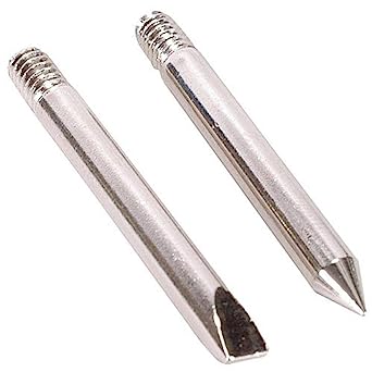 ECG JT-101 Conical and Chisel Replacement Tip for J-025 Soldering Iron (Pack of 2)