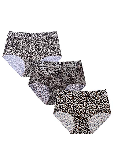 Wealurre Women High Waist Seamless Comfort Underwear MicrofiberBrief Panty