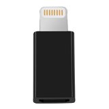 Getwow Apple MFI Certified Micro USB to Lightning 8-Pin Adapter for iPhone 6 Plus  iPhone 6  iPhone 5s  iPhone 5c  iPhone 5  iPad Air 2  iPad Air  iPad 4  iPod Touch 5th Black