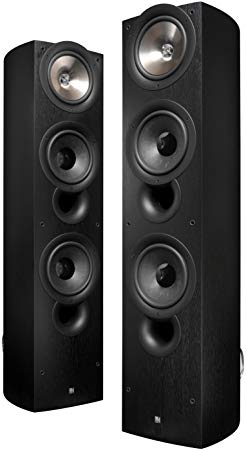 KEF iQ90BL Floor Standing Speaker (Single, Black) (Discontinued by Manufacturer)