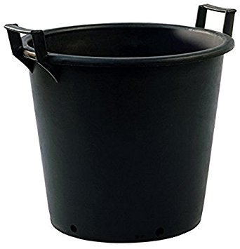 Large 50 Litre Plastic Plant Pot with Handle Outdoor Garden Tree Flower Herb Container Planter