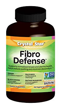 Crystal Star Fibro Defense, 150 Vegetarian Capsules