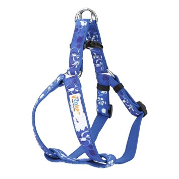 Rnker Step-in Harnesses, no pull, flowers pattern by hot stamping , Neoprene Padded, adjustable walking, training dog Harness