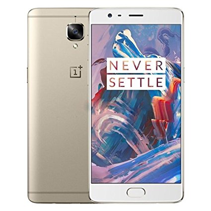 OnePlus 3, RAM 6GB ROM 64GB 4G FDD-LTE 5.5 inch Android 6.0 Smart Phone Qualcomm Snapdragon 820 Quad Core 2x2.2GHz   2x1.6GHz, 8.0MP 16.0MP (Gold)