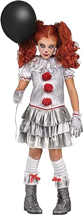 Fun World girls Girl's Carnevil ClownCostume