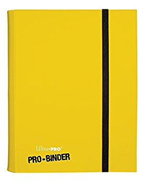 Ultra PRO 9-Pocket PRO-Binder Card Holder, Yellow