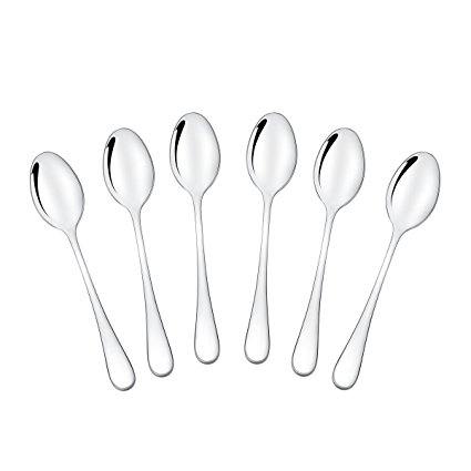Demitasse Espresso Spoons , Mini Coffee Spoon, 18/10 Stainless Steel Small Spoons for Dessert, Tea£¬Set of 6