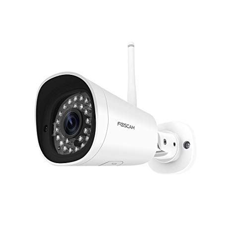 Foscam G2 Full HD 1080P 25FPS WiFi Security Camera with Motion Detection, Free Cloud Service Included, 65ft Night Vision with 30 IR Lights, IP66 Weatherproof for Indoor or Outdoor,White