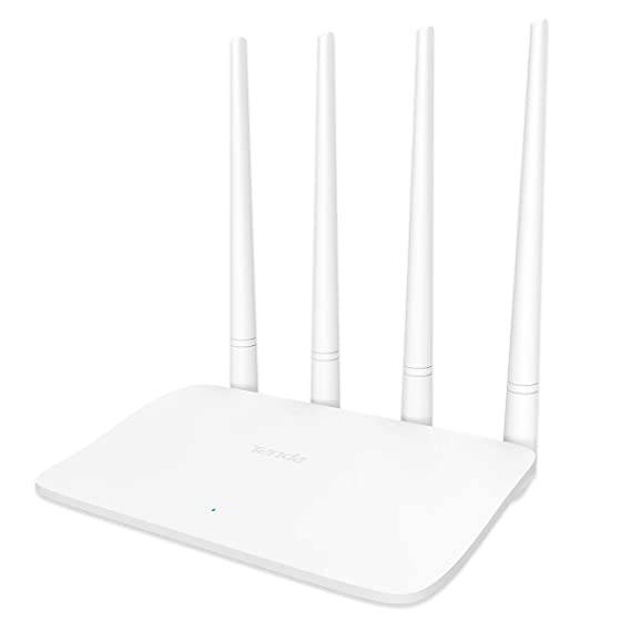 Tenda F6 V4.0 Wireless N300, 4X5dBi Antennas, Easy Setup Router (White, Not a Modem)