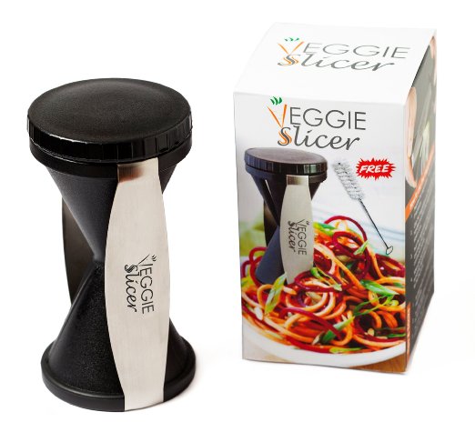 1 X Veggie Spiral Slicer, Spiralizer, Vegetable Cutter, Zucchini Pasta, Noodles and Spaghetti Maker