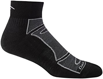 Darn Tough Vermont Men's 1/4 Merino Wool Sock Light Cushion Athletic Socks