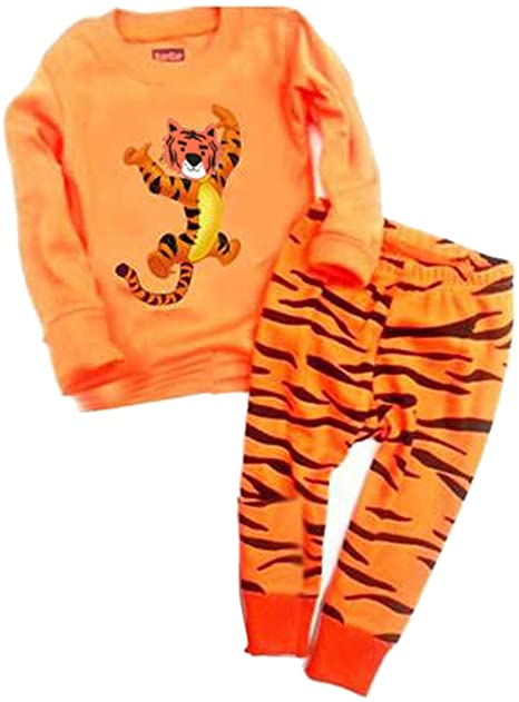Babygp "Tiger Springbok Boys 2 Piece Pajama 100% Cotton(Size:2-9years)