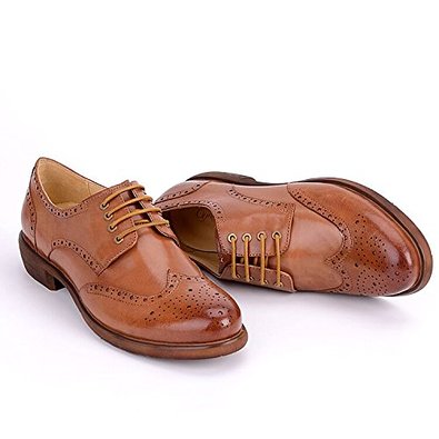 Women Oxford leather shoes E208