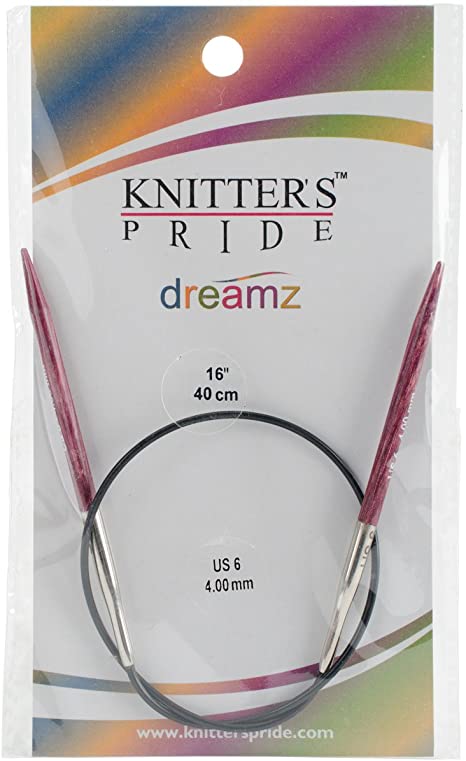 Knitter's Pride 6/4mm Dreamz Fixed Circular Needles, 16"
