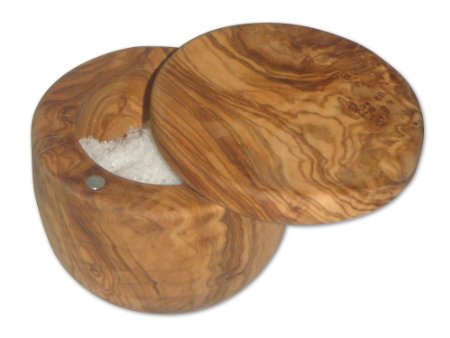Berard Olive-Wood Handcrafted Salt Keeper
