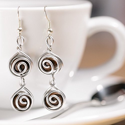 Espresso Bean Earrings For Coffee Lovers And Baristas: Handmade With Love By Madres Jewelry
