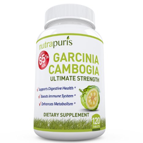 85% HCA Garcinia Cambogia Max Strength - 120 1500mg Tablets - 2 Months Supply - Best Garcinia Cambogia Extract - 100% Natural Safe Weight Loss That Works For Men And Women Of All Ages - Vegetarian and Vegan Safe - Includes our Famous '100% Happiness' Guarantee!
