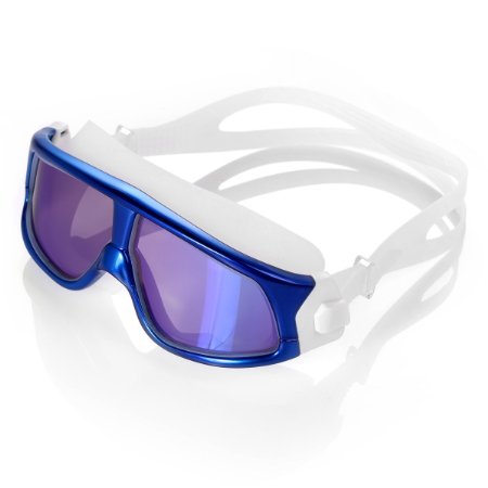 HiCool™ Adult Swim Mask Goggle with Anti-Fog and UV Protection Mirrored lenses for Man and Woman