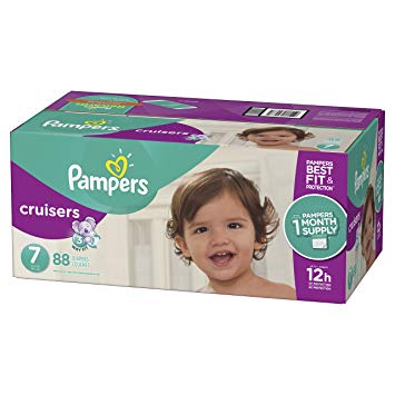 Pampers Cruisers Disposable Diapers Size 7, 88 Count