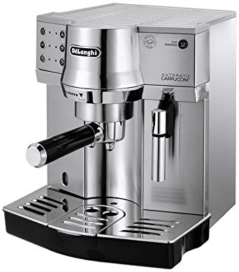 De'Longhi Premium 15 Bar Pump Espresso Machine, 145 W - Stainless Steel