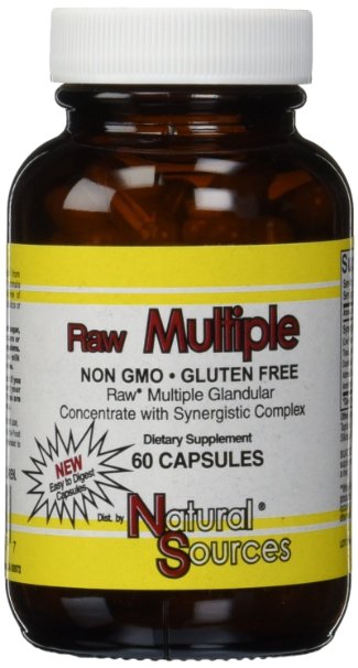 Natural Sources Raw Multiple -- 60 Capsules