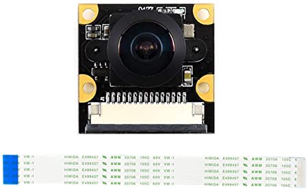 Waveshare IMX219-160 Camera 3280 × 2464 Resolution 8 Megapixels 160 Degree Angle of View IMX219 Sensor Support Jetson Nano Developer Kit Compute Module 3/3