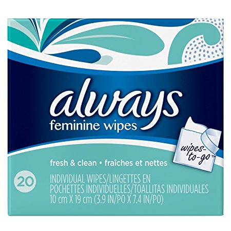 Always Wipes-to-Go 20 ea (Pack of 2)