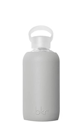 bkr - BEST Original Glass Water Bottle - Premium Quality - Soft Silicone Protective Sleeve - BPA Free - Dishwasher Safe