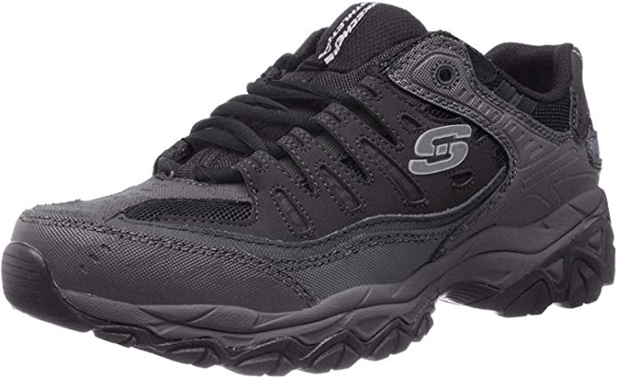 Skechers Men's Afterburn Memory-Foam Lace-up Sneaker