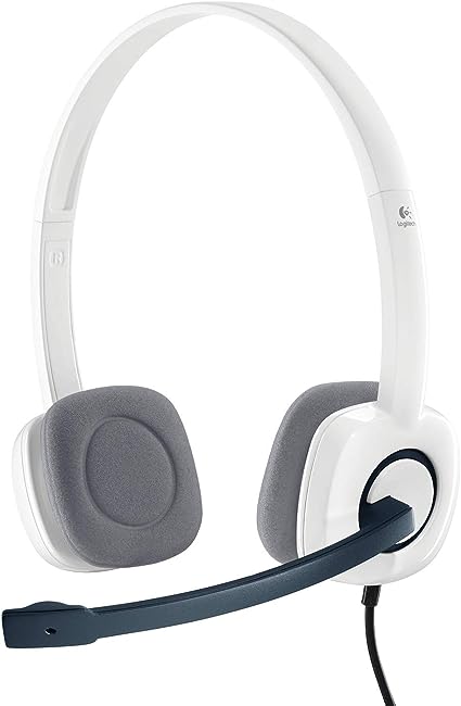 Logitech Stereo Headset H150 with Noise Cancelling Mic - Bulk Packaging - Cloud White