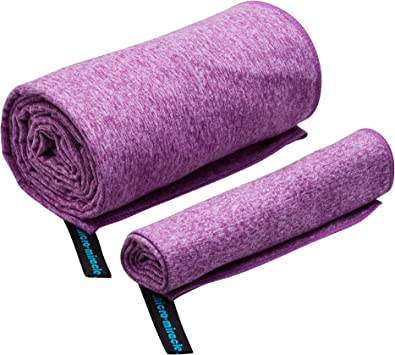 Microfiber Travel Towel, XL 30x60 - Free Fast Dry Hand Towel - Our Super Absorbent Dry Towel is So Soft, Lightweight and Compact - Great for Camping, Gym or a Beach Towel, Includes Handy Carry Bag