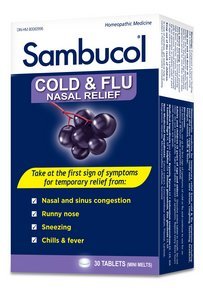 Sambucol black elderberry nasal Tablets, 30 Count