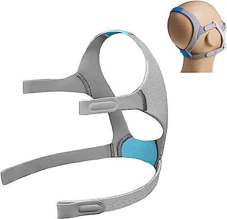 Replacement Headgear Strap for N20 Nasal Pillow CPAP Mask, LALASTAR CPAP Headgear Compatible with N20, Adjustable Home Ventilator Mask Headband (Headgear ONLY) Medium Size
