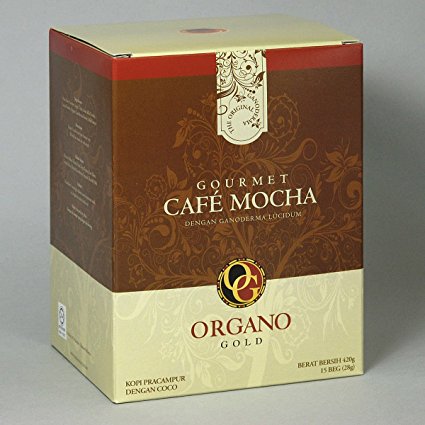 Organo Gold Gourmet Cafe Mocha,14.9 oz NET,15 sachets