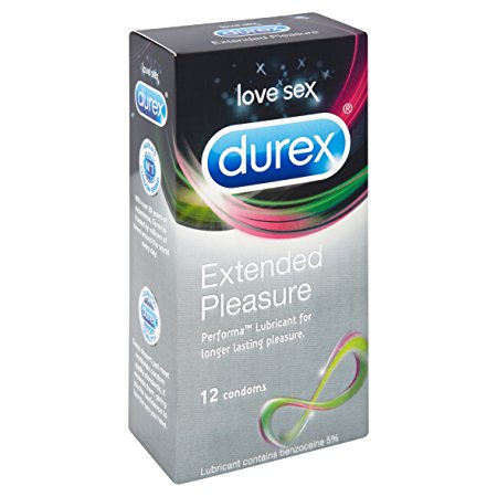 Durex Extended Pleasure Condoms - Pack of 12