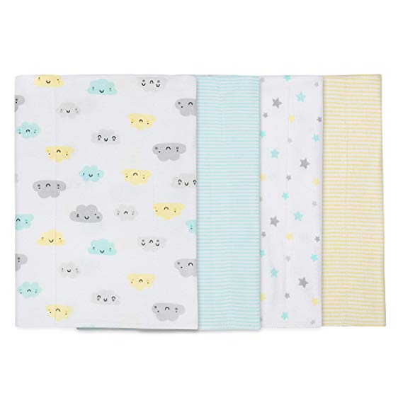 Gerber Baby 4-Pack Flannel Burp Cloth