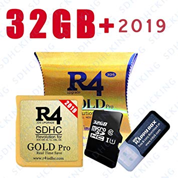SDHCKING 2019 Gold Pro SDHC & 32GB TF for DS DSI 2DS 3DS, Already Downloaded UK DE FR IT ES Kernel