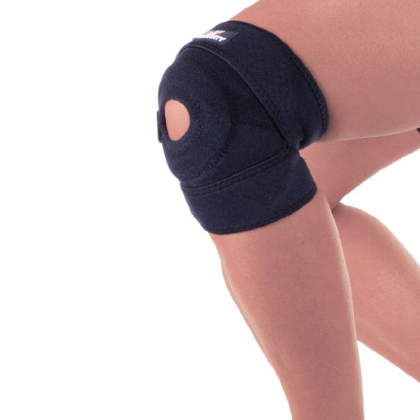 Nonzero Gravity Breathable and Adjustable Knee Support Brace - One Size Fits All