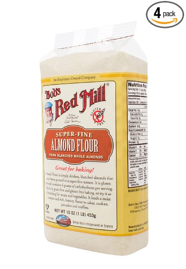 Bobs Red Mill Super-Fine Almond Flour 16-ounce Package may Vary Pack of 4
