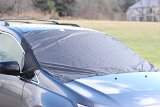 Premium Windshield Snow Cover - Sizes for ALL Vehicles - Covers Wipers - Snow Ice Frost Guard - No More Scraping - Door Flaps - Windproof Magnetic Edges- 100 Satisfaction Guaranteed