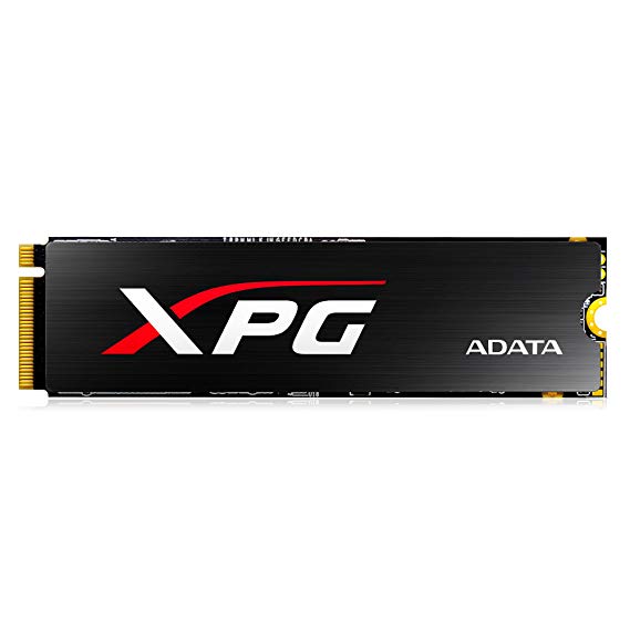 XPG SX8000 PCIe 128GB 3D NAND MLC NVMe Gen3x4 M.2 2280 Solid State Drive with Heatsink (ASX8000NPC-128GM-C)