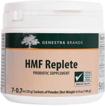 Genestra Brands - HMF Replete - Probiotic Formula to Support Healthy Gut Flora* - 7 Sachets of Powder