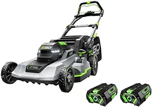 EGO LM2122SP-2 21-Inch Self-Propelled Lawn Mower with Touch Drive™, (2) 4.0Ah Batteries and 550W Rapid Charger Included.