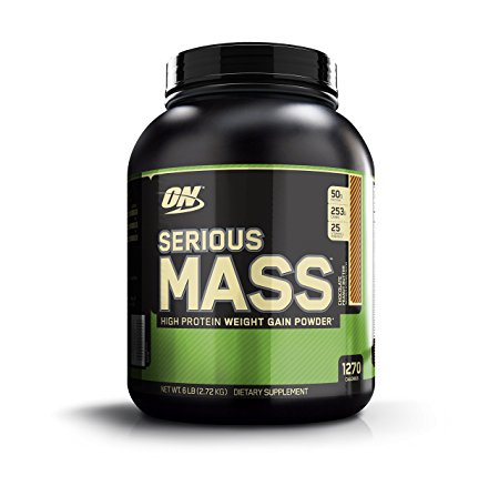 Optimum Nutrition Serious Mass, Chocolate Peanut Butter, 6 Pound