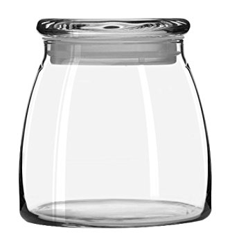 Libbey 71366 Vibe 42-Ounce Glass Storage Jars, Set of 4