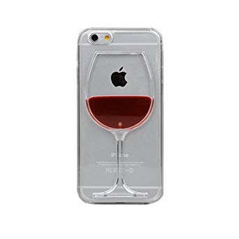 ReYes Innovative Wine / Beer Glass Transparent Protective Case for iPhone 5 / 5S (Wine glass 2)